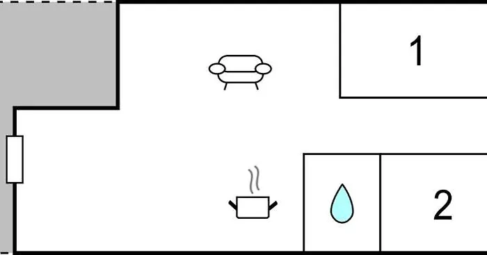 2 Bedroom Gorgeous In 에벨토프트